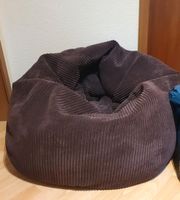 Sitzsack dunkel lila violett Cord mit Füllmaterial Nordrhein-Westfalen - Neuss Vorschau