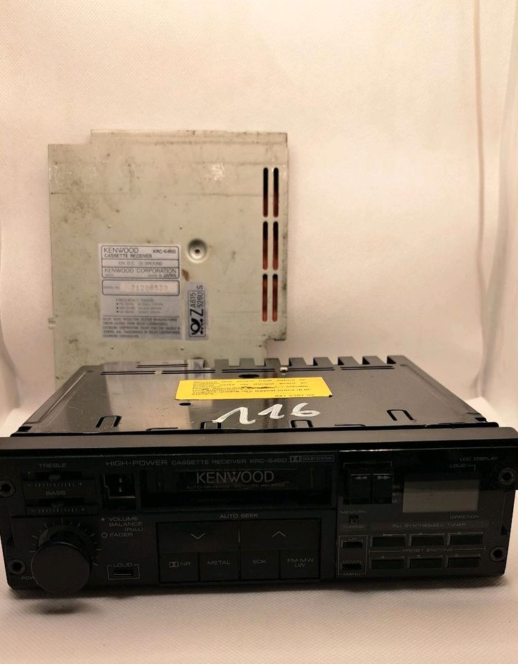 kenwood cassette receiver krc-64d serial 71200530 old in Nürnberg (Mittelfr)