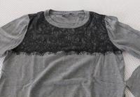 Esprit Pullover grau mit Spitzenbesatz, Größe M, wenig getragen Hessen - Weilmünster Vorschau