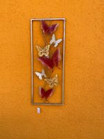 Wanddeko Wandbild Schmetterlinge Metall rosa Sachsen-Anhalt - Halle Vorschau