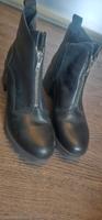 Zign Ankle Boots Damen Stiefeletten schwarz Leder black 39 Hessen - Gelnhausen Vorschau