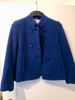 ❤️ Mantel Jacke Kurzmantel Wolle royalblau Größe 36 Bayern - Neutraubling Vorschau