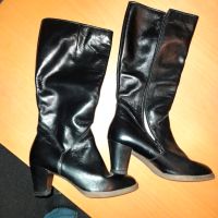 Damen Stiefel Leder Größe 37,5  bis 38 schwarz Berlin - Neukölln Vorschau