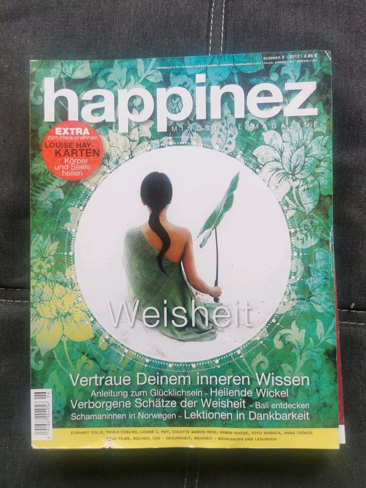 Happinez Zeitschriften von 2012 (3. Jahrgang) in Rheinböllen