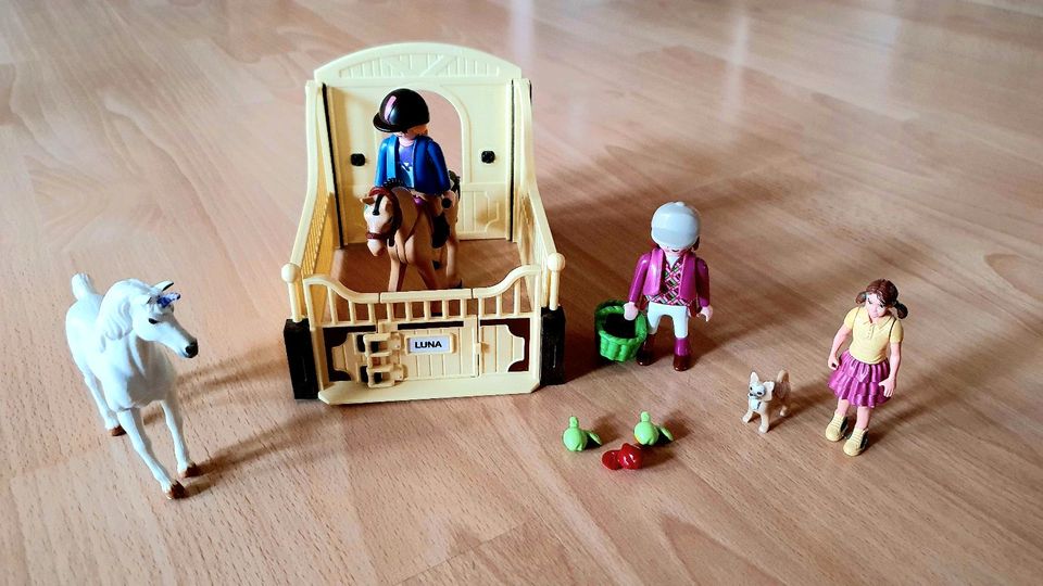 ❤️ Playmobil Pferdestall Ranch inkl. Einhorn und Reiterin ♥️ in Fischach