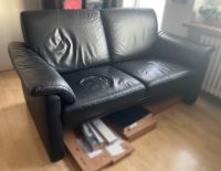 Verkaufe Ledersofa Couch Sofa schwarz 2er 2-Sitzer Ramersdorf-Perlach - Ramersdorf Vorschau