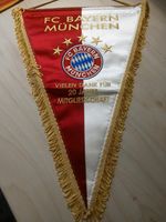 Wimpel gestickt FC Bayern München 20 Jahre Mitgliedschaft Brandenburg - Burg (Spreewald) Vorschau