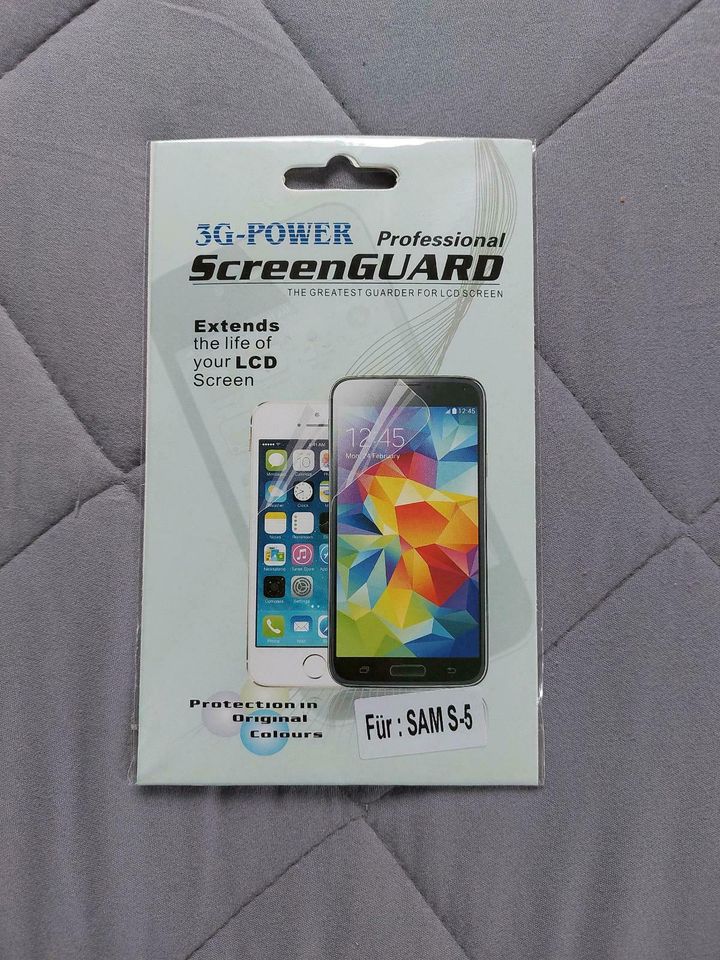 Screen Guard protection Folie Samsung S 5 in Rosenberg