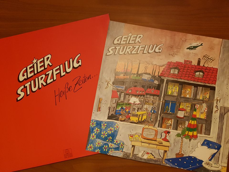 Geier Sturzflug: Heiße Zeiten... VINYL LP in Hamburg