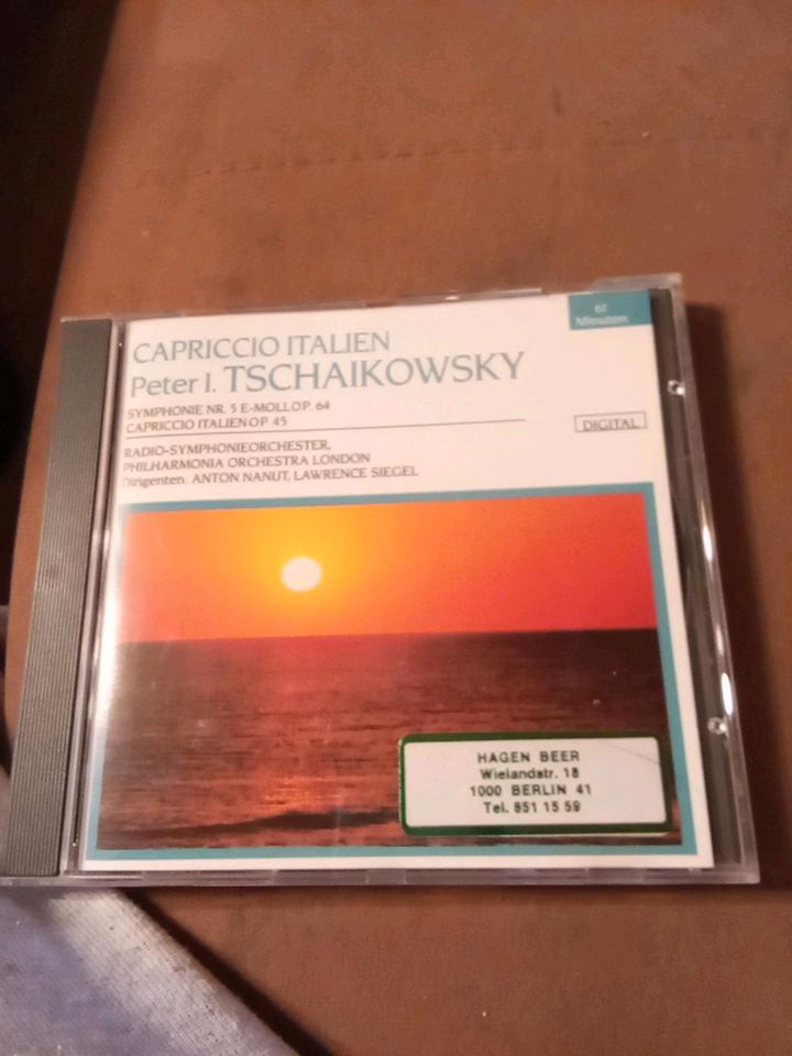 CD: Capriccio Italien - Peter Tschaikowsky in Bischoffen