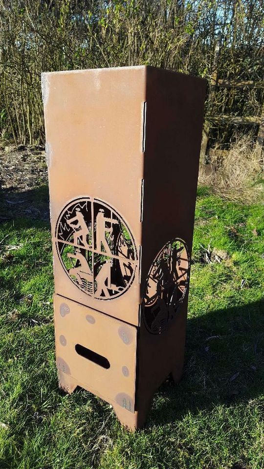 Feuerwehr Feuersäule/ Feuertonne/ Gartenkamin Feuerkorb in Asendorf (bei Bruchhausen-Vilsen)