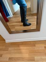 Oberknees Stiefel schwarz Größe 39 Nordrhein-Westfalen - Rhede Vorschau