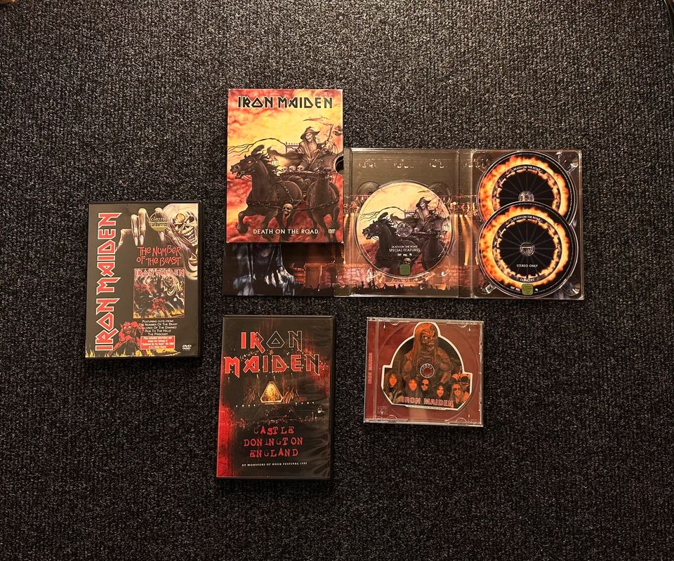 Iron Maiden DVDs und CDs in Kaltenengers