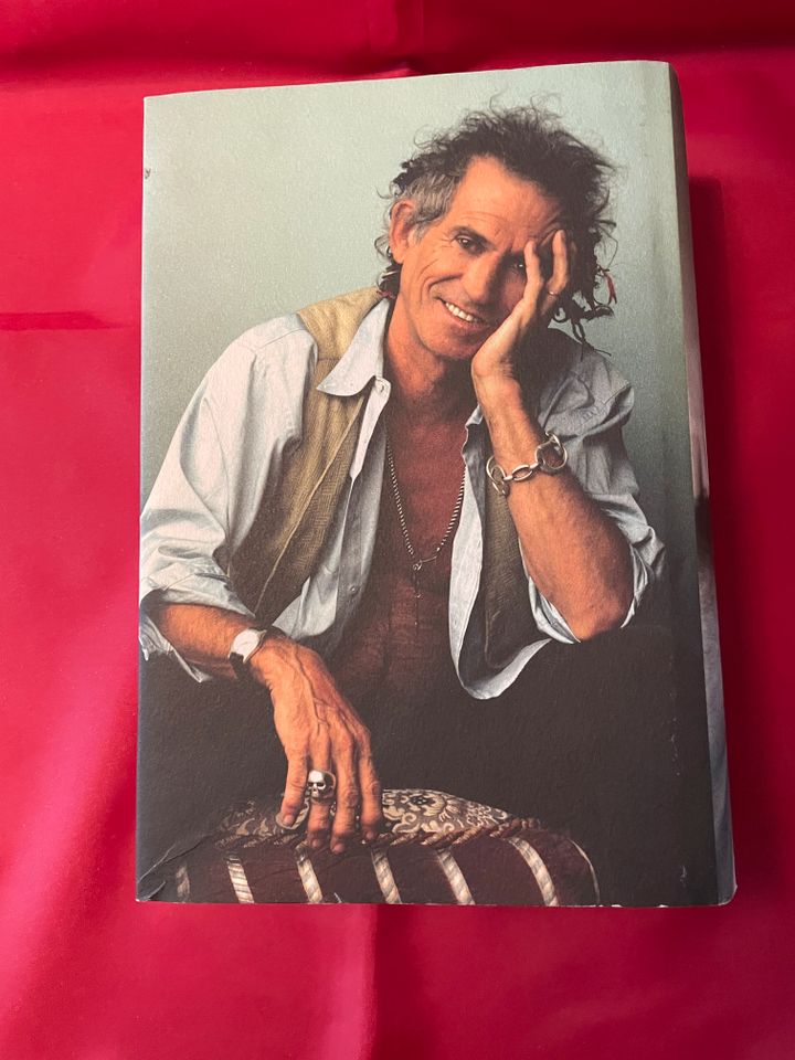 KEITH RICHARDS, LIFE, BUCH in Berlin