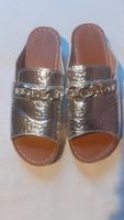 Damenschuhe 7 Sandale Silber farbene Gr.43 NEU Bayern - Adelsdorf Vorschau