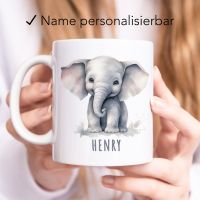 Elefanten Tasse Elefant personalisierte Kindertasse Namen Kinder Nordrhein-Westfalen - Marsberg Vorschau