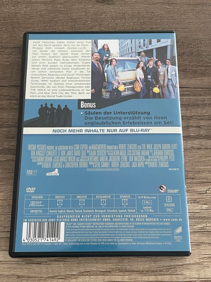 THE WALK - Eine triumphale wahre Geschichte DVD in Herborn