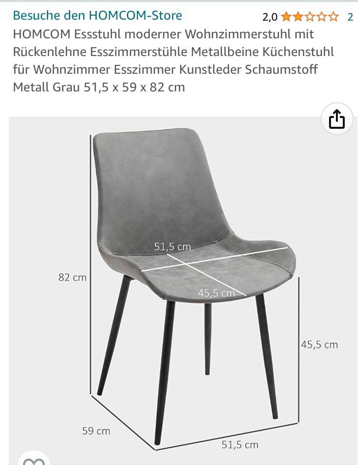Esszimmer Stühle in Mönchengladbach