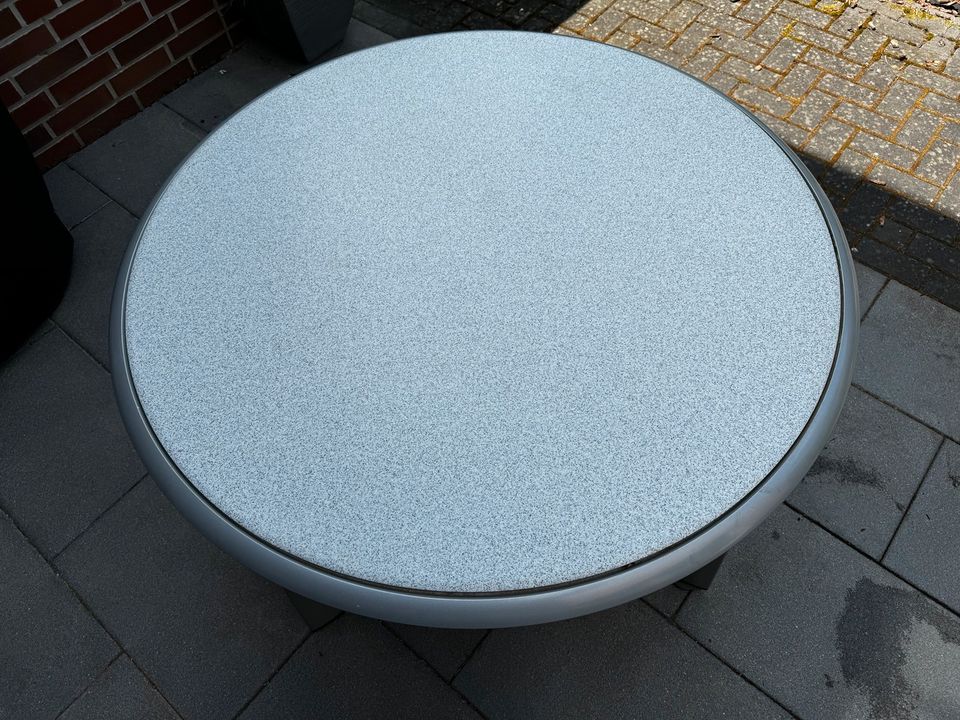 Gartentisch rund in Granitoptik 120cm in Nordhorn