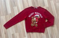 H&M Pullover Gr 146/152 Weihnachten Weihnachtspullover rot Hund Schleswig-Holstein - Glinde Vorschau