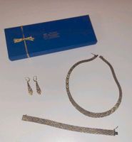 Altes Schmuck Set Kette / Armband / Ohrringe Silber / Gold Mecklenburg-Vorpommern - Bentzin Vorschau