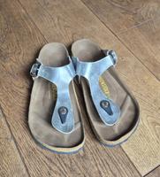 Gizeh Birkenstock Zehentrenner Sandalen Silber Gr 37 Altona - Hamburg Blankenese Vorschau