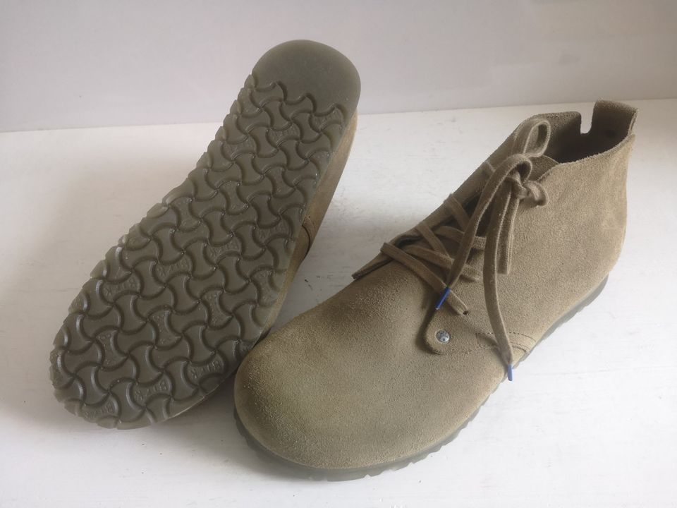 Damen Schuhe Schnürer  BIRKENSTOCK Dundee Gr 42 taupe/beige Leder in Erkrath