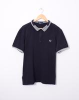 Fred Perry Polo Poloshirt Shirt Herren Gr.XL Pique Zip-Neck Navy Brandenburg - Frankfurt (Oder) Vorschau