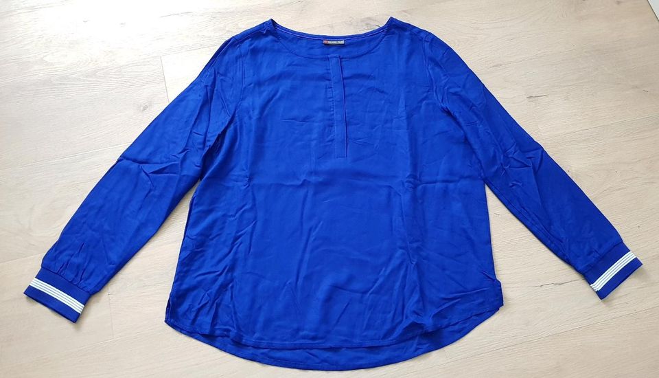 Schöne Street One Shirt Bluse Modern Blau Größe 40 Neuwertig in Laupheim