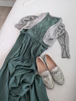Abendkleid, Vera Mont, mit Jäckchen ,Schuhe und Krawatte 38 /40 Niedersachsen - Lastrup Vorschau