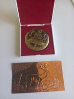 Medaille - 36 Jahre Jagdwesen -DDR und Kupferbild Sachsen-Anhalt - Genthin Vorschau