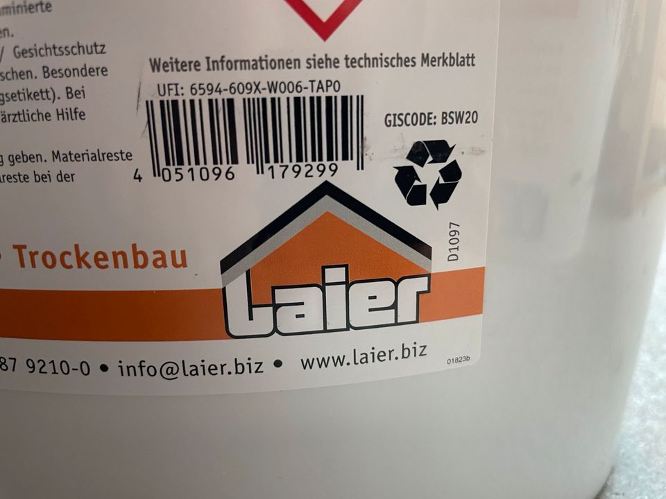 Putzgrundierung weiß 25kg neu in Altlußheim