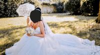 Prinzessin Brautkleid Hochzeit Komplettset Spitze Perlen Ivory Bayern - Elsenfeld Vorschau