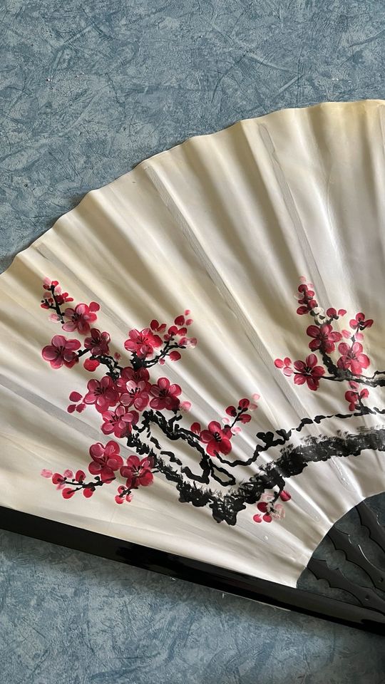 Original Asiatischer XXL Fächer Cherryblossom Dekoration Deko in Höhenberg i. T.