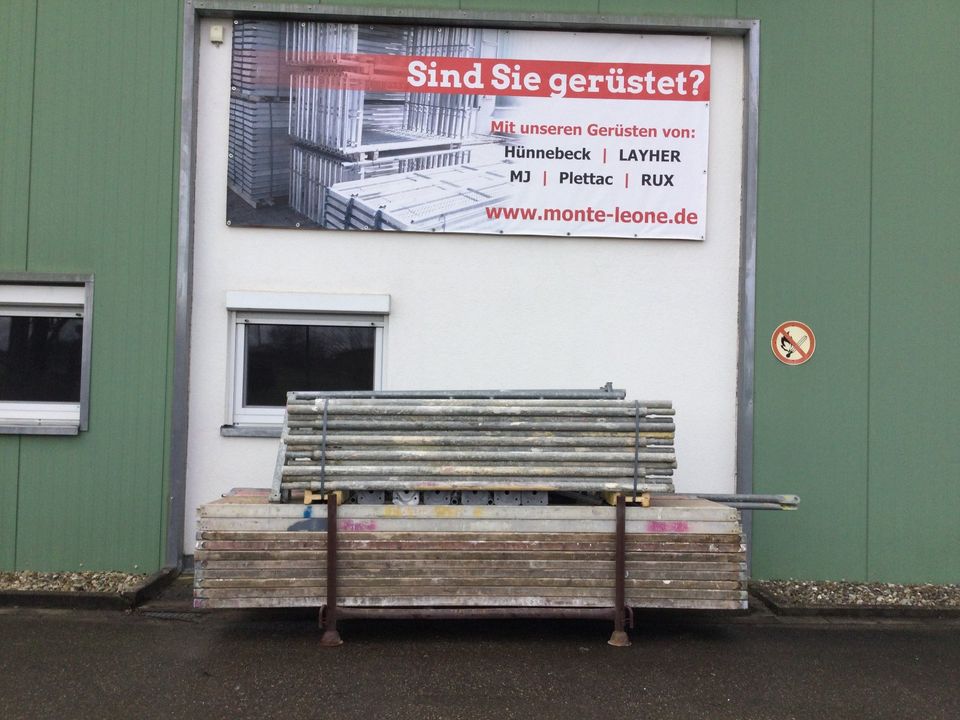 93m² Plettac Gerüst Baugerüst Fassadengerüst Wandgerüst in Ruppertshofen