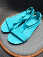 Crocs Sandalen Gr. W9 39/40 Türkis Nordrhein-Westfalen - Elsdorf Vorschau