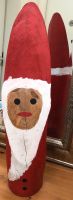 Holz Nikolaus Weihnachtsmann Deko Handarbeit XMAS Figur Wiesbaden - Mainz-Kastel Vorschau