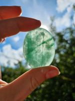 Grüner Aventurin Edelstein Handschmeichler Worry Stone Bayern - Bad Feilnbach Vorschau