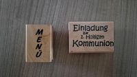 Stempel Einladung zur 1. Heiligen Kommunion + Menü Saarland - Saarlouis Vorschau