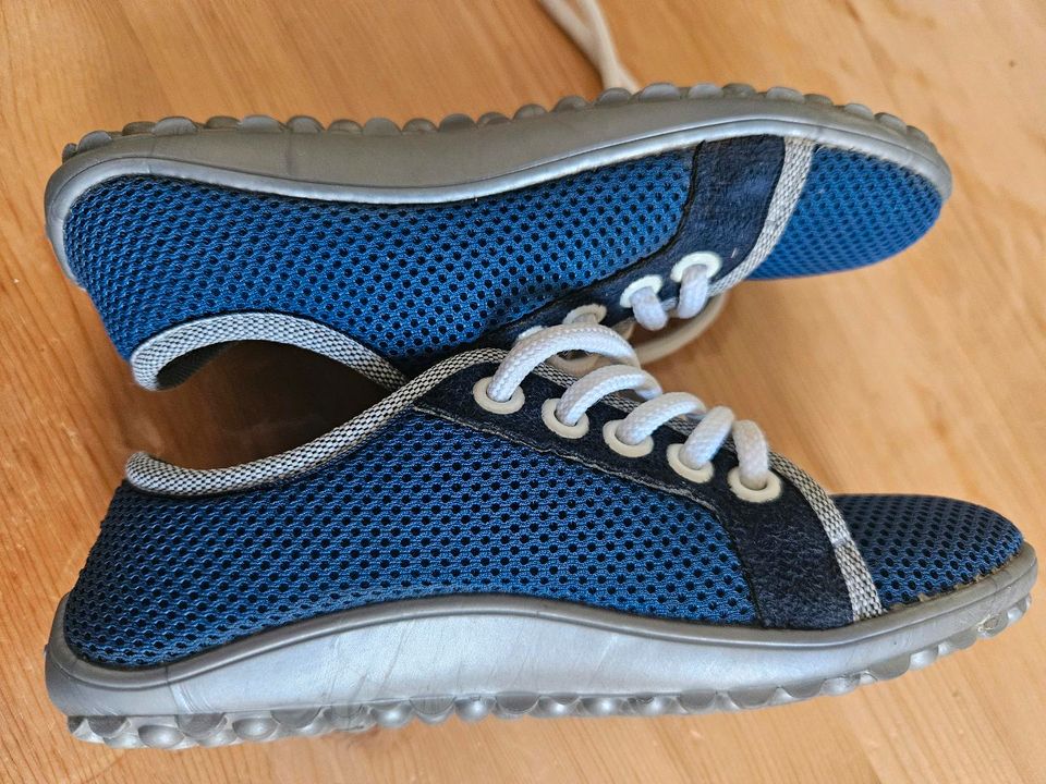 Leguano Schuhe gr:30 Leguanito aktiv blau Barfußschuhe in Thum