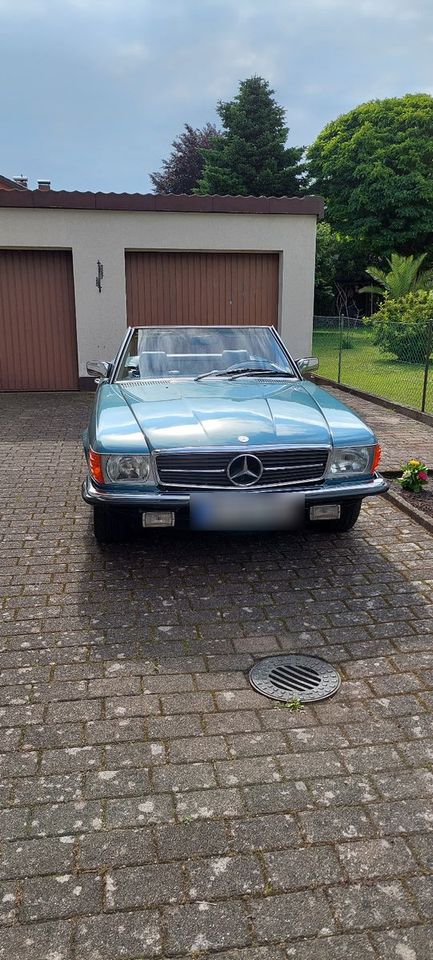 Mercedes-Benz SL 450 H/Kennzeichen Oldtimer in Karlsruhe