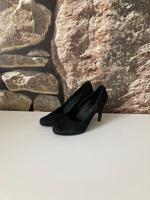 Venturini Pumps High Heels schwarz Leder Gr. 38 Baden-Württemberg - Karlsruhe Vorschau