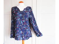ESPRIT Bluse Tunika dunkel-blau Blumen 44-46-48 XL XXL Hessen - Maintal Vorschau