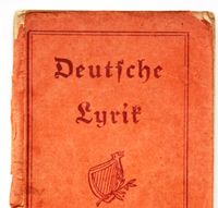 Taschenbuch - Deutsche Lyrik Behelfsausgabe-Comenius-Verlag 1920 Niedersachsen - Edemissen Vorschau