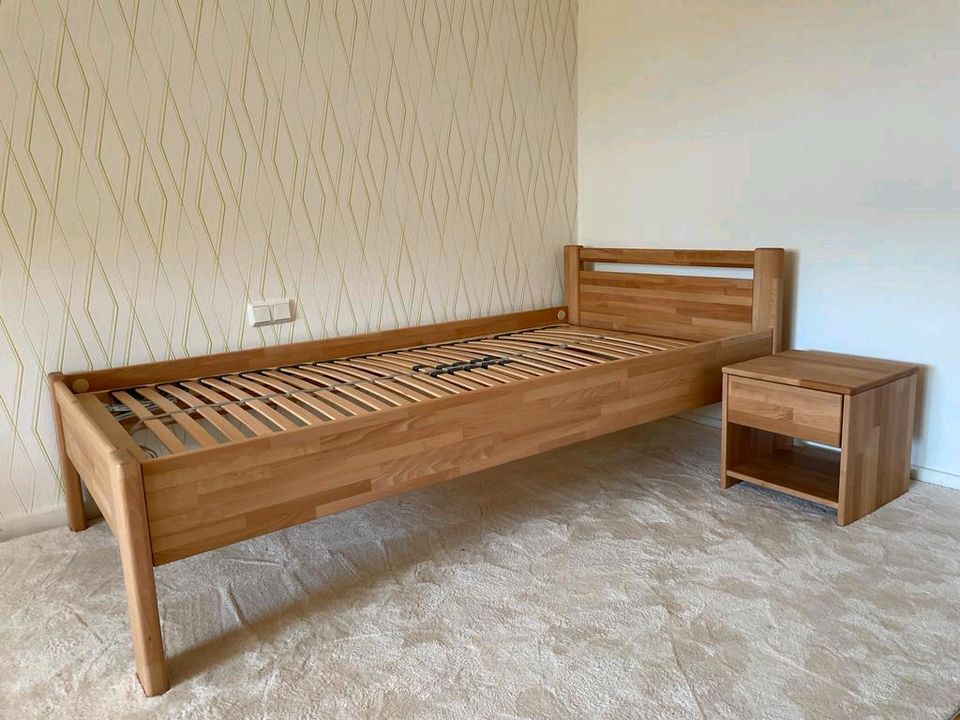 Krok Wood Seniorenbett SiSi aus Massivholz 1,00x2,00m in Bochum