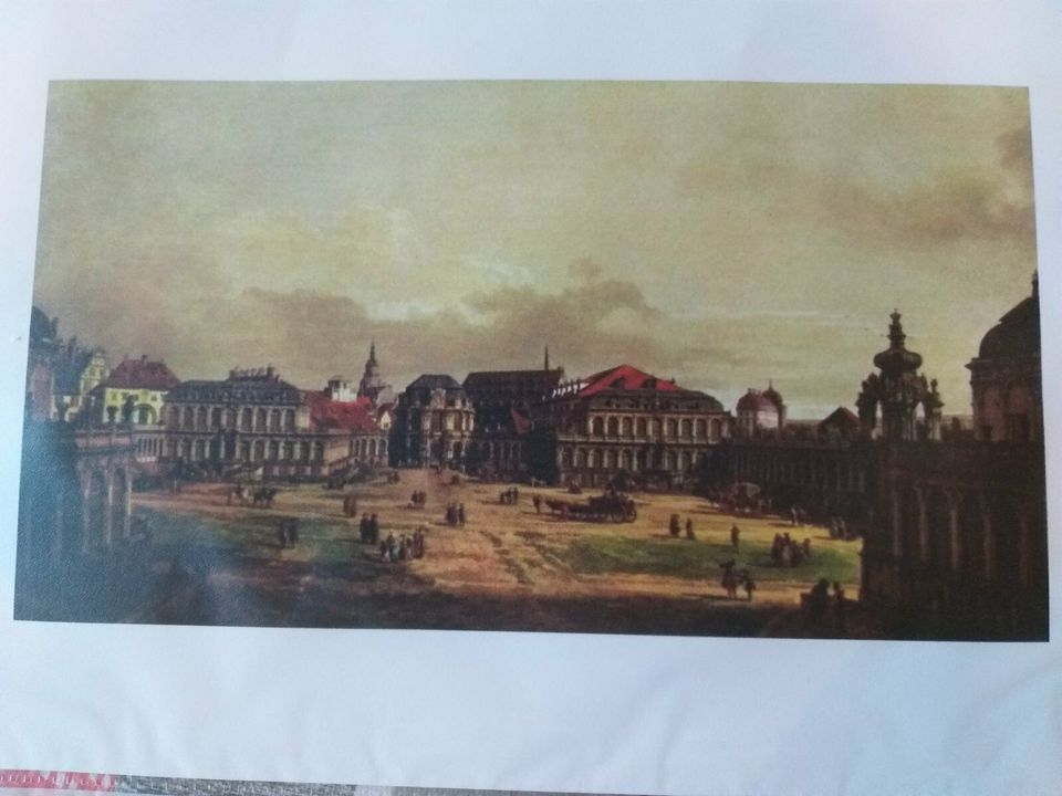 alter Kunstdruck Canaletto Dresdner Zwinger Rarität in Großdubrau