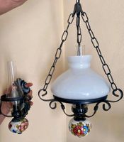 Vintage Landhausstil Hängelampe & passende Wandlampe Bauernmalere Thüringen - Sonneberg Vorschau