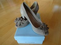 ♡ Leder Pumps / Peeptoes - Gr. 38 in Fb. beige ♡ Bayern - Königsdorf Vorschau