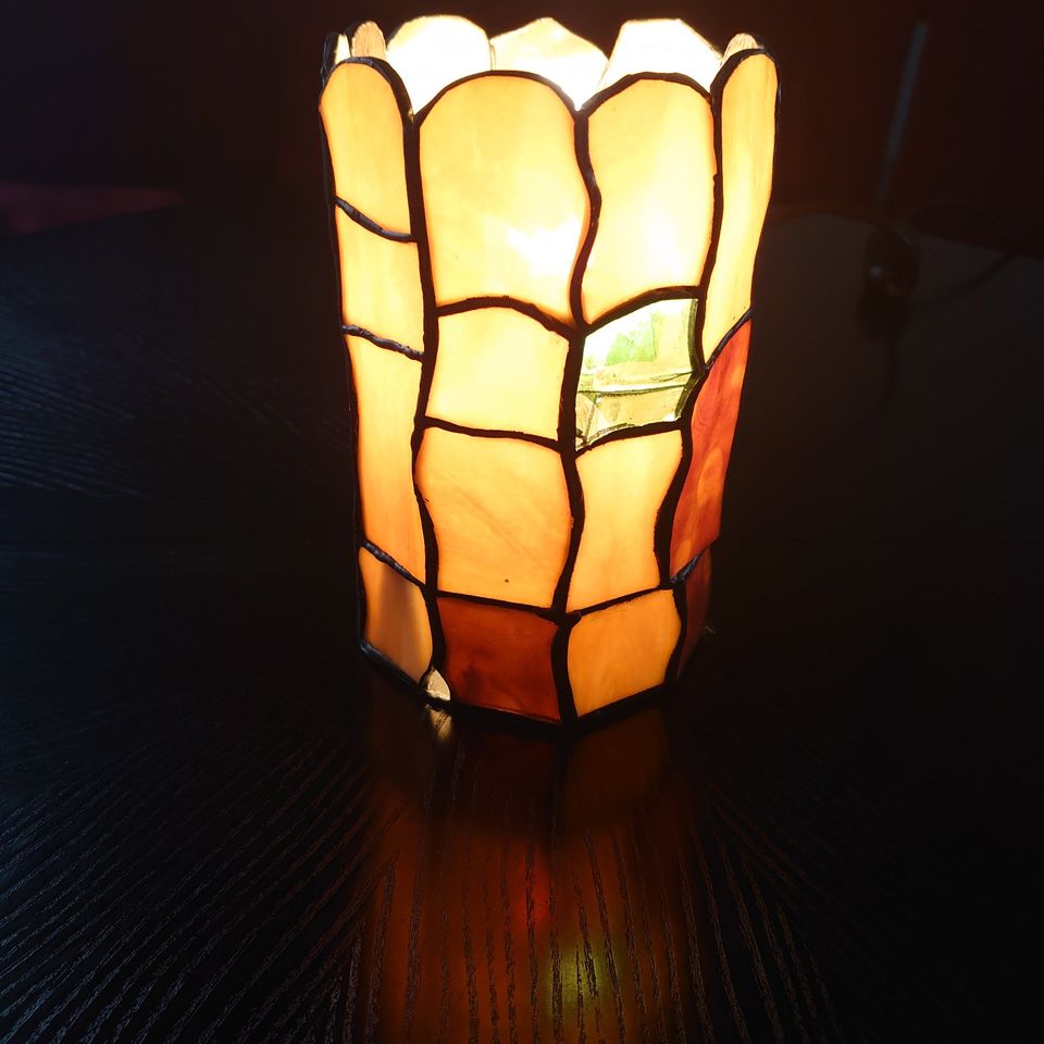Buntglas Lampe Vintage Tiffany Stil-✨UNIKAT✨ Handarbeit in Kornwestheim