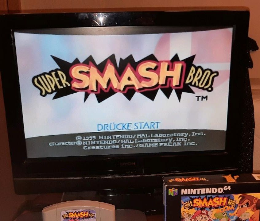 Nintendo 64 Spiel : SUPER SMASH BROS  ( CIB ) in Mönchengladbach